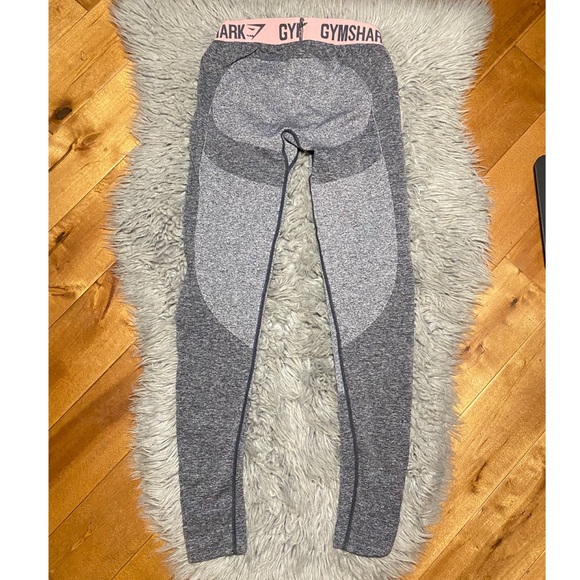 Gymshark Flex Legging Gray and Pink Size Size XS - Picture 4 of 6
